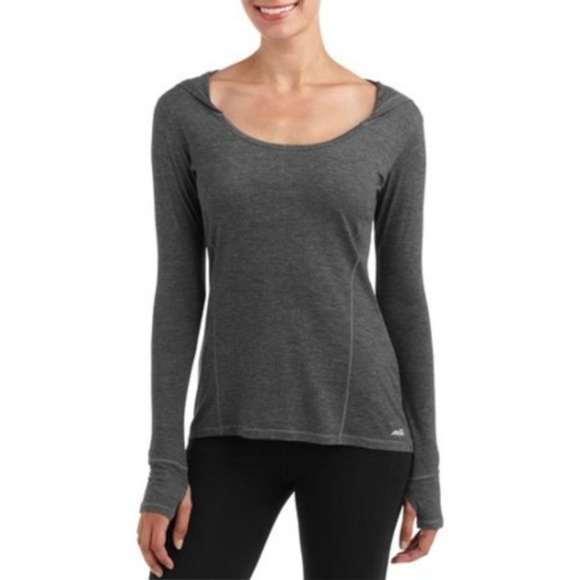 Avia Tops - 3/$25 🆕Avia Gray Long Sleeve Hooded Pullover Tee